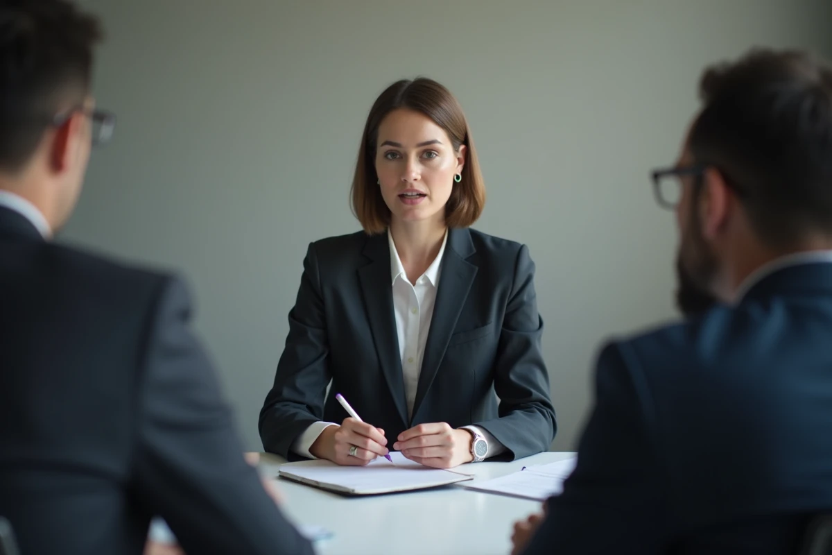 Candidate soignant les cinq premières minutes de son oral en présentant son parcours professionnel cohérent